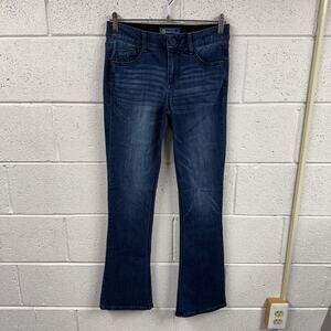 Democracy Size 4 Ab Solution Itty Bitty Bootcut Jean Slimming Stretch Denim Blue